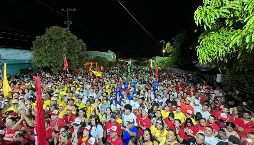 Cierre de campaña del candidato a la Alcaldía de Chinú (Córdoba) Robert Ramírez