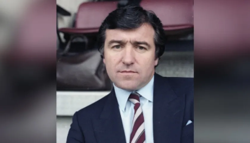 Terry Venables cuando era entrenador del Barcelona.