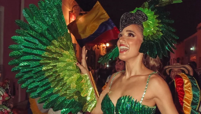 Melissa Cure Villa, reina del Carnaval de Barranquilla 2024.