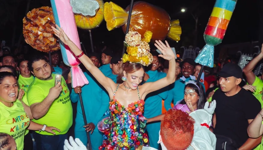 Melissa Cure Villa, Reina del Carnaval de Barranquilla 2024.