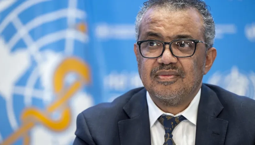 El director de la Organización Mundial de la Salud, Tedros Adhanom Ghebreyesus