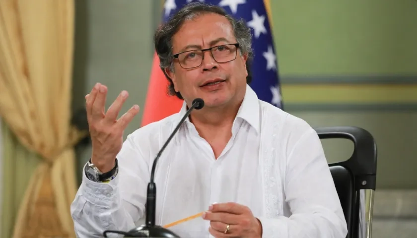 El Presidente de la República, Gustavo Petro.