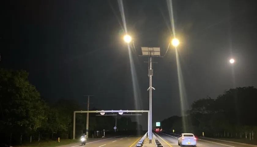 Vía al Mar entre Puerto Colombia y Barranquilla