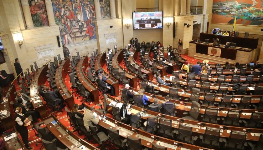 Plenaria del Senado de la República.