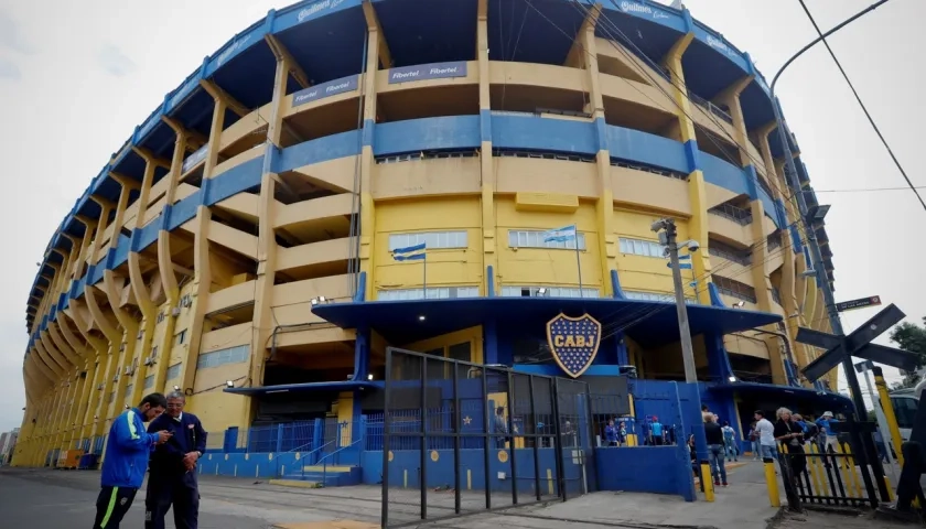 La Bombonera, estadio de Boca Juniors. 