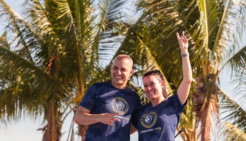 Los esposos Jorge Orozco y Cristy Martínez, fundadores de 'Corre Mi Tierra'.