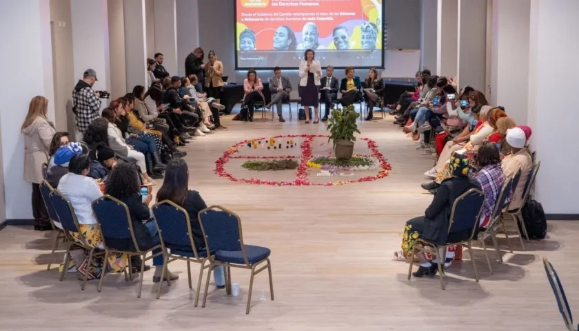 Encuentro con lideresas y defensoras de los derechos humanos de todo el país.