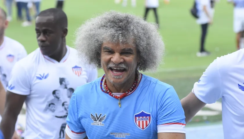 Carlos 'Pibe' Valderrama, exfutbolista colombiano. 