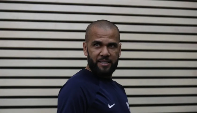 El jugador brasileño Dani Alves.