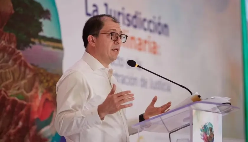 El Fiscal General Francisco Barbosa durante el III encuentro de la Jurisdicción Disciplinaria realizado en Neiva.