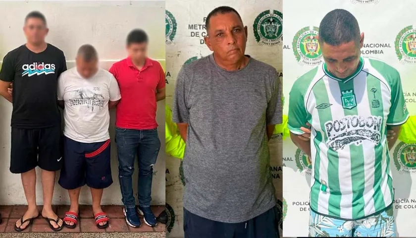 Capturados por narcotráfico. 