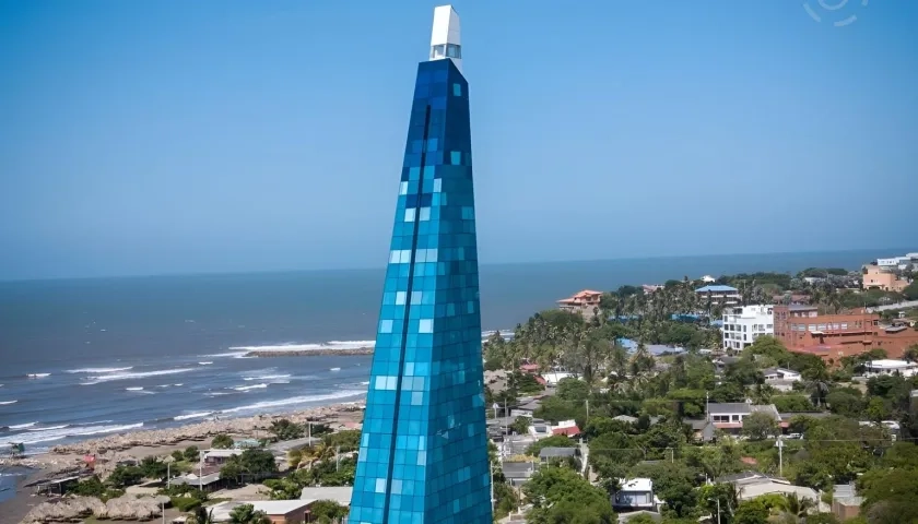 Imagen del Faro de Puerto Colombia.