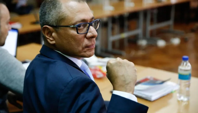 Jorge Glas, exvicepresidente en el Gobierno de Rafael Correa.