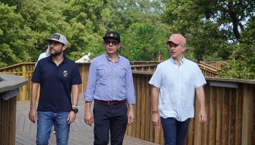 Jaime Pumarejo, Carlos Costa Posada y Carlos Eduardo Correa.