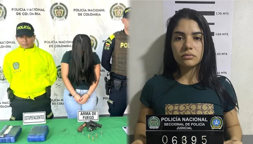 Capturada presunta compañera sentimental del comandante de la Policía Atlántico.