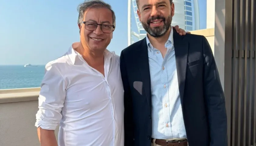 Gustavo Petro y Carlos Fernando Galán.