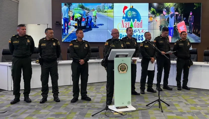 Rueda de prensa de la Policía con balance de Nochebuena