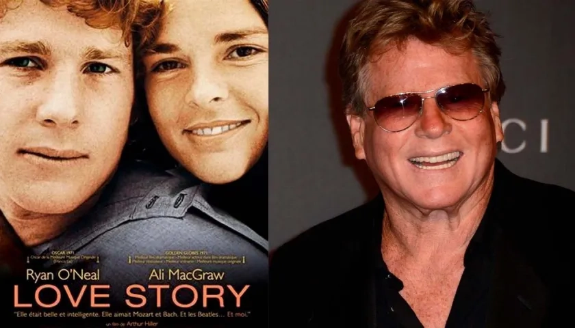 Ryan O'Neal y Ali MacGraw protagonizaron 'Love story'. En la siguente imagen, Ryan en sus últimas fotos en público