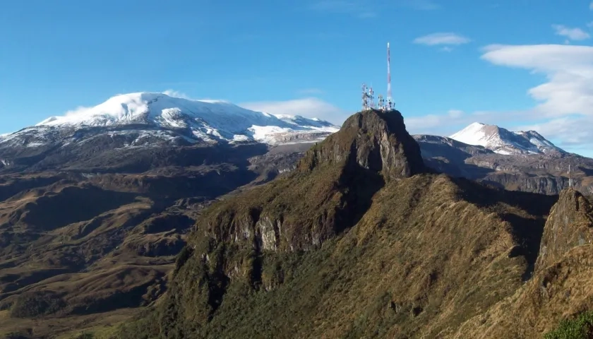 Volcán Nevado del Ruiz.