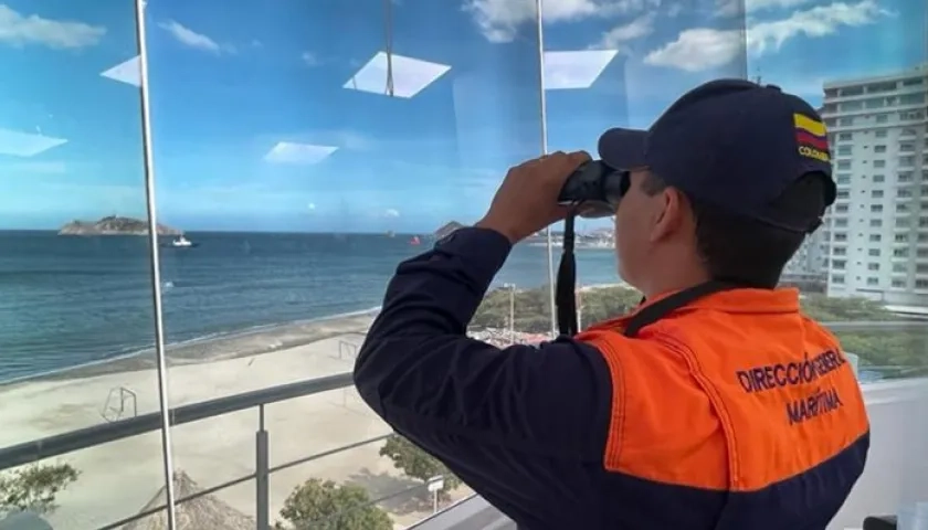 Personal de la Dimar está vigilando el cambio de las condiciones meteomarinas