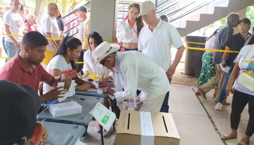 Las urnas en Gamarra, Cesar, fueron abiertas a las 8 a.m. 