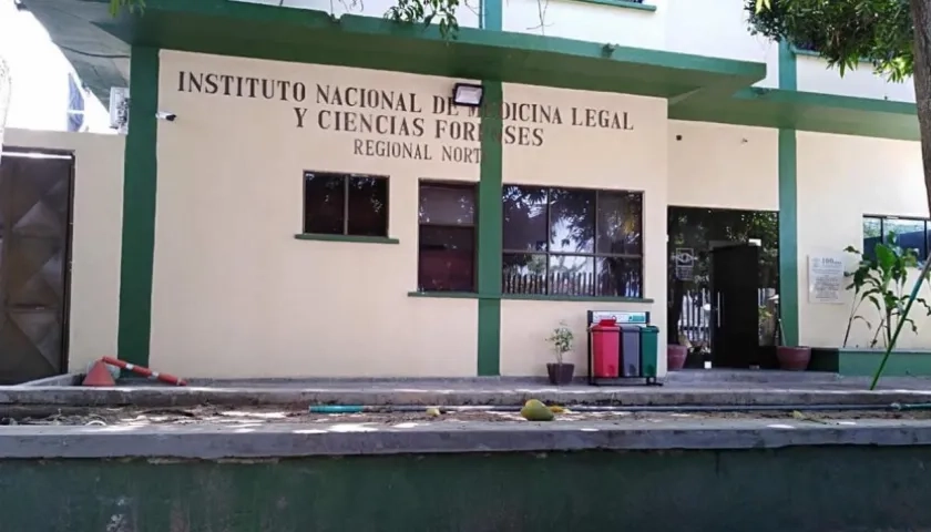 Fachada de Medicina Legal en Barranquilla.