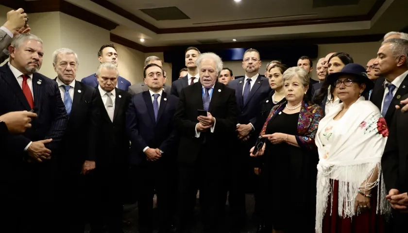 Luis Almagro, secretario general de la OEA, en el pronunciamiento oficial sobre Guatemala