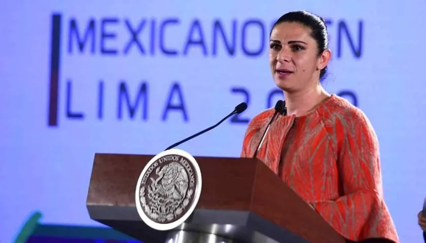 Ana Guevara, presidente Comité Olímpico Mexicano.