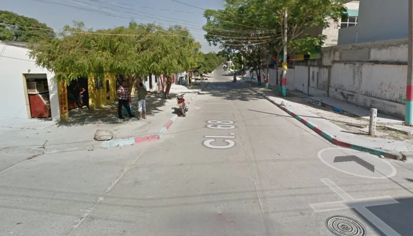 Ocurrió en la carrera 1F con calle 68 del barrio Santo Domingo. 