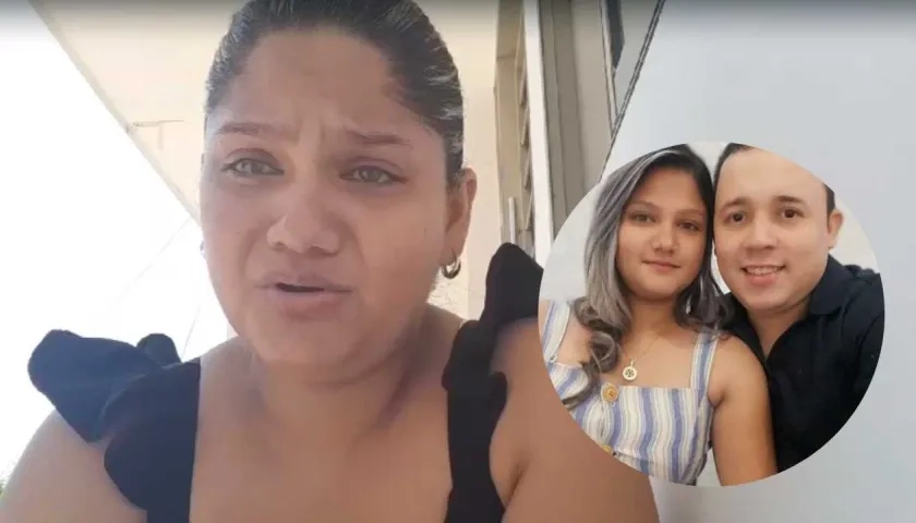 María Fernanda Pinto, esposa del fallecido Manuel Peña.