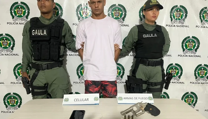 Esteban Caro Caro, el presunto sicario capturado.