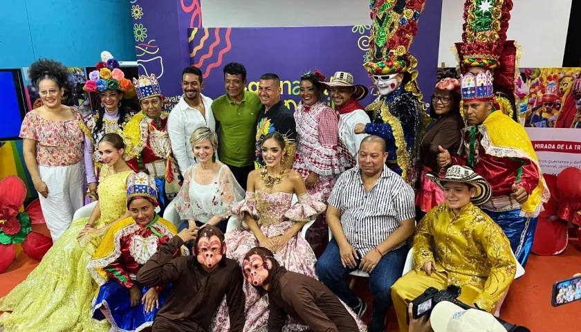 Protagonistas del Carnaval de Barranquilla.
