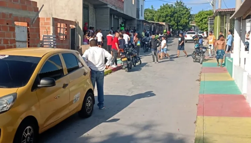 En este sector de El Edén se registró el doble homicidio