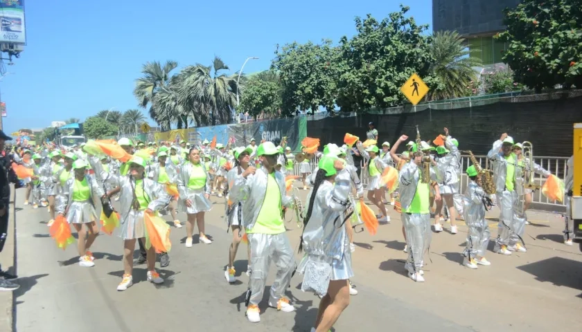 La Banda de Baranoa en el Cumbiódromo de la Vía 40.