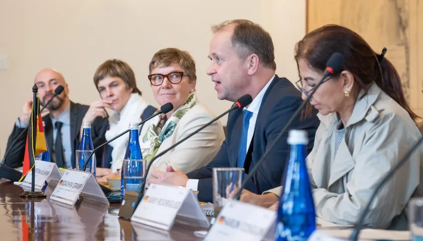 Delegación de Alemania de visita en Colombia.