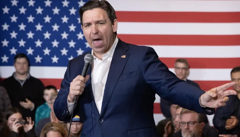 El gobernador de Florida, el republicano Ron DeSantis. 