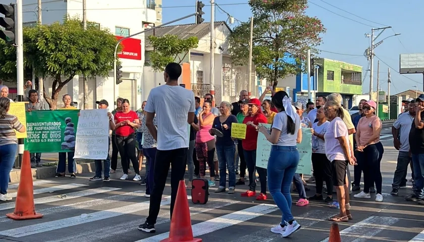 Habitantes del barrio Chiquinquirá de Barranquilla.