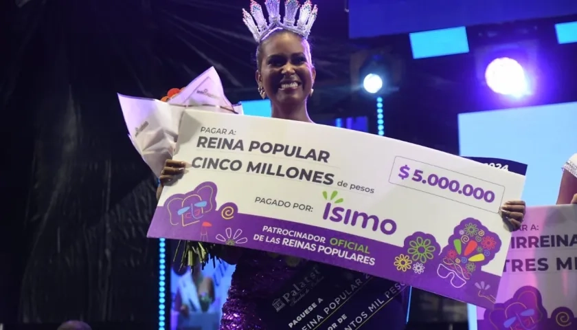 Hania Orozco fue la ganadora del Reinado Popular.