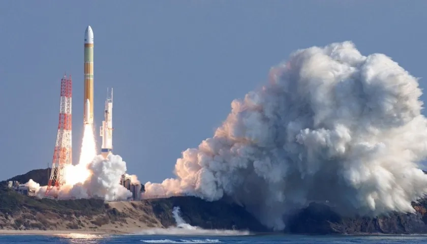 Fue lanzado desde el Centro Espacial de Tanegashima.