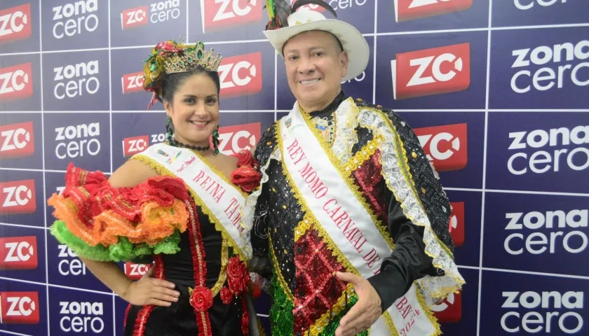 Laura Cabas Pinedo y Gustavo Peñaranda, Reyes del Carnaval de Barranquilla en Tampa.