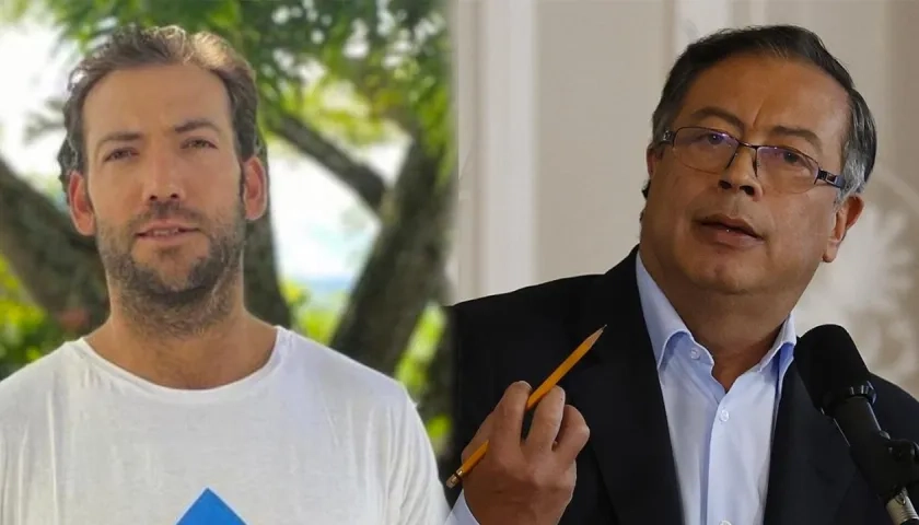 Martín Santos y Gustavo Petro. 