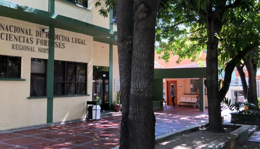 Fachada de Medicina Legal en Barranquilla.