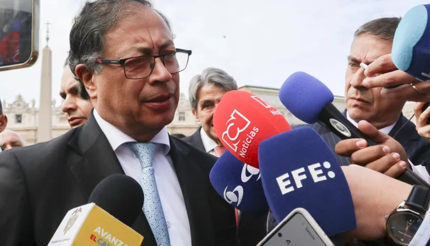 El Presidente Gustavo Petro