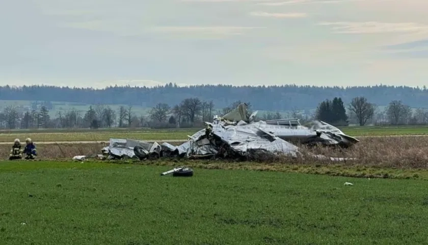 Piloto murió en Suiza.