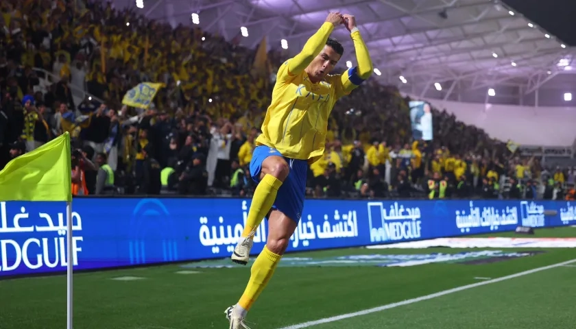 Cristiano Ronaldo, delantero del Al-Nassr. 