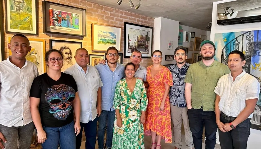 Delegados de la Alcaldía Distrital con expertos del Museo Nacional de Colombia y Fundación Museo de Arte Moderno de Barranquilla