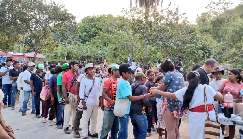 Los desplazados wiwa llegaron de El Limón y Carrizal, en la Sierra Nevada