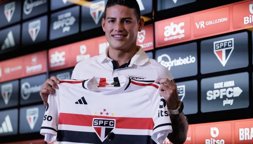 James Rodríguez se unió al Sao Paulo en agosto de 2023. 