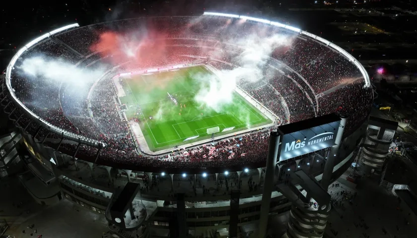 Estadio Más Monumental, de propiedad de River Plate. 