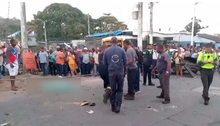 Ocurrió cerca de la loma del Colegio Bolivariano.